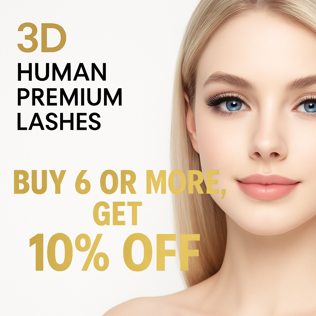 3D Human Primium Human Lashes - #3DP-117