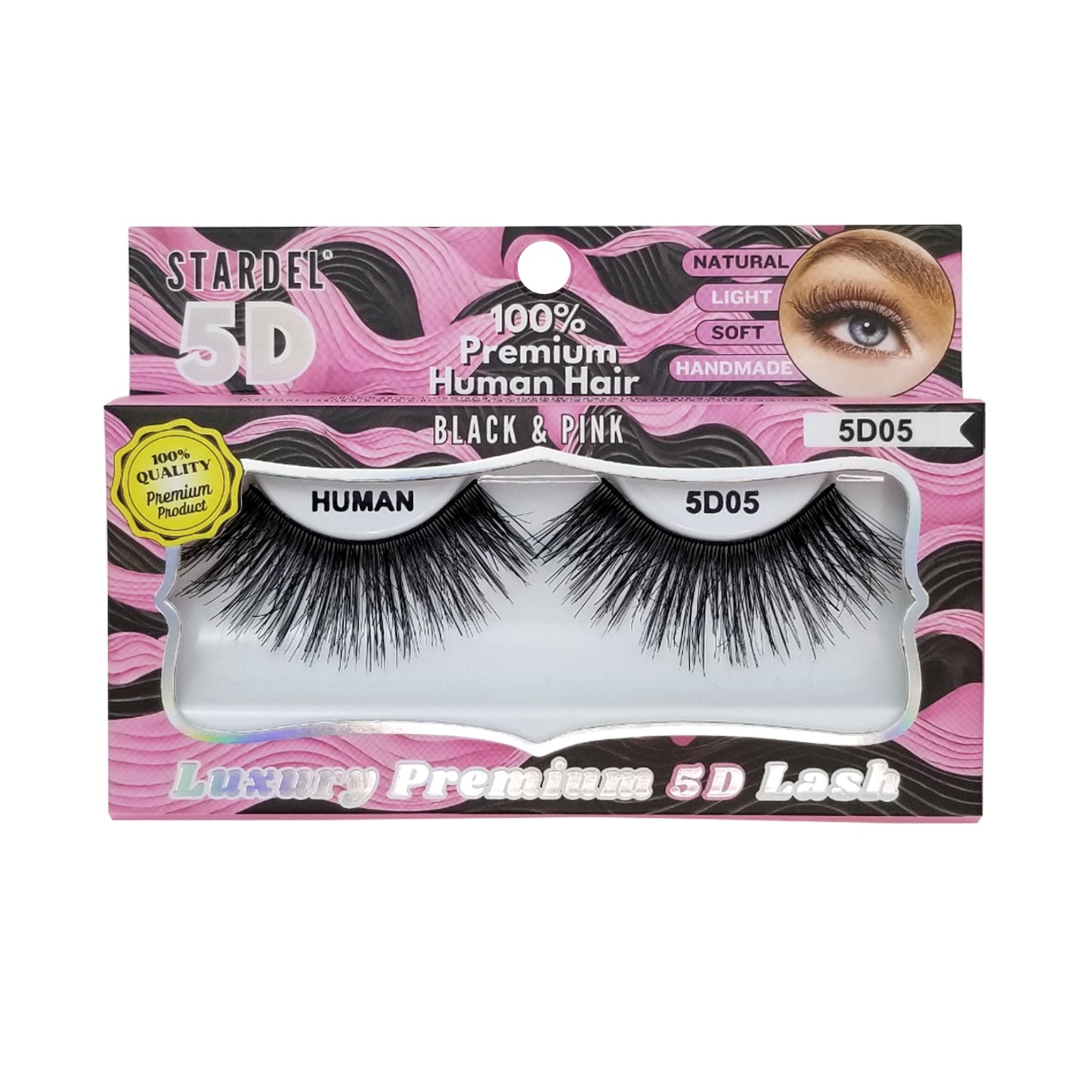 5D Premium Human Hair Lash #5D 05