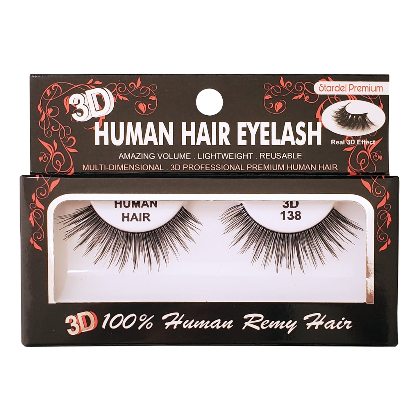 #3D 138 - 100% Human Remy Hair Eyelash