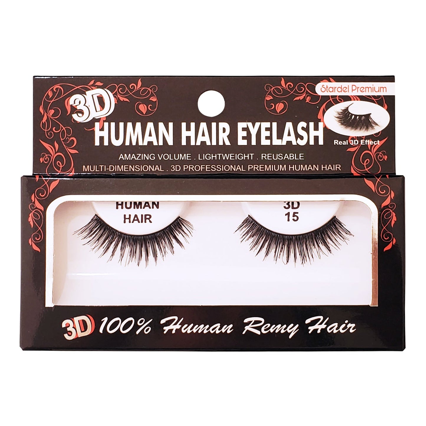 #3D 15 - 100% Human Remy Hair Eyelash