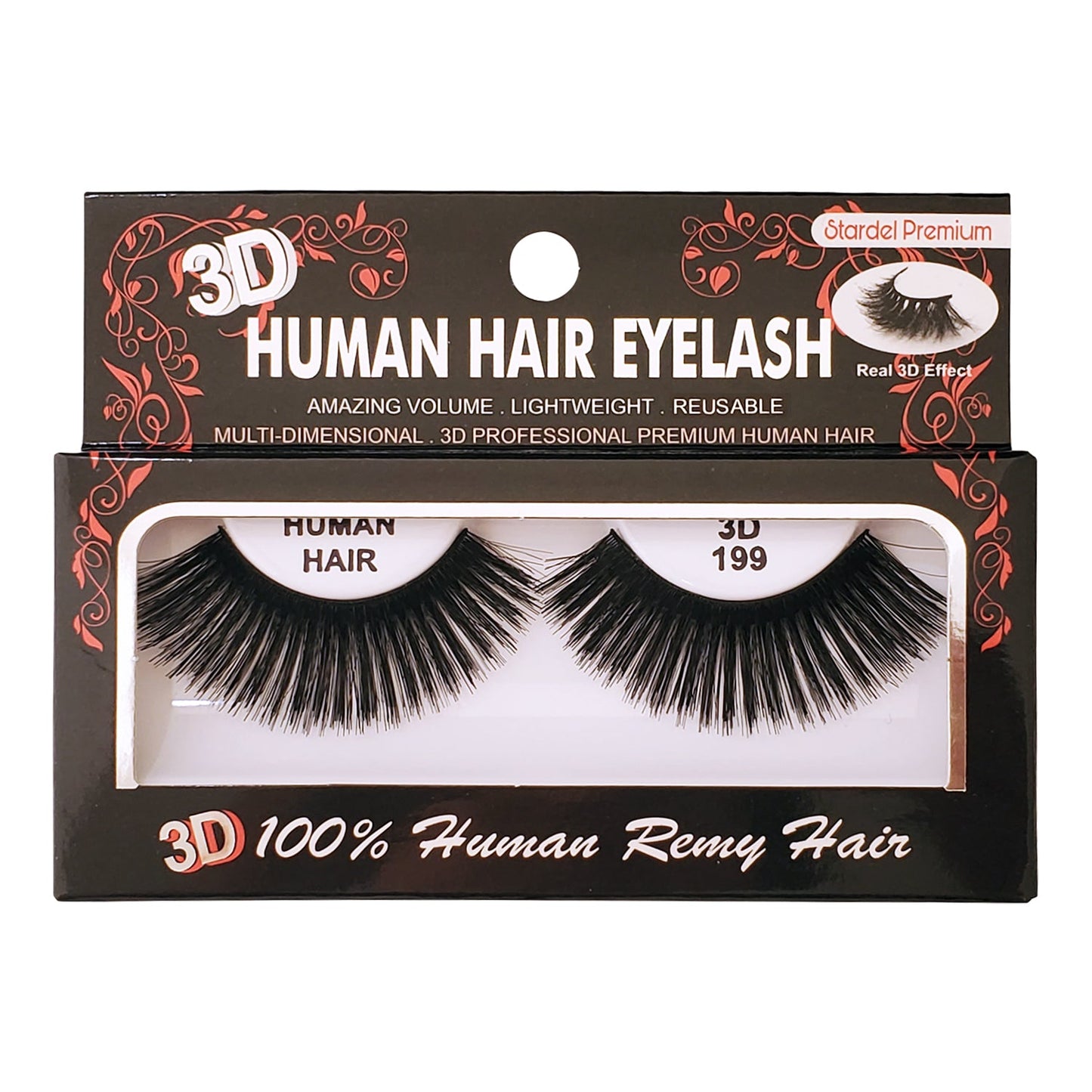 #3D 199 - 100% Human Remy Hair Eyelash