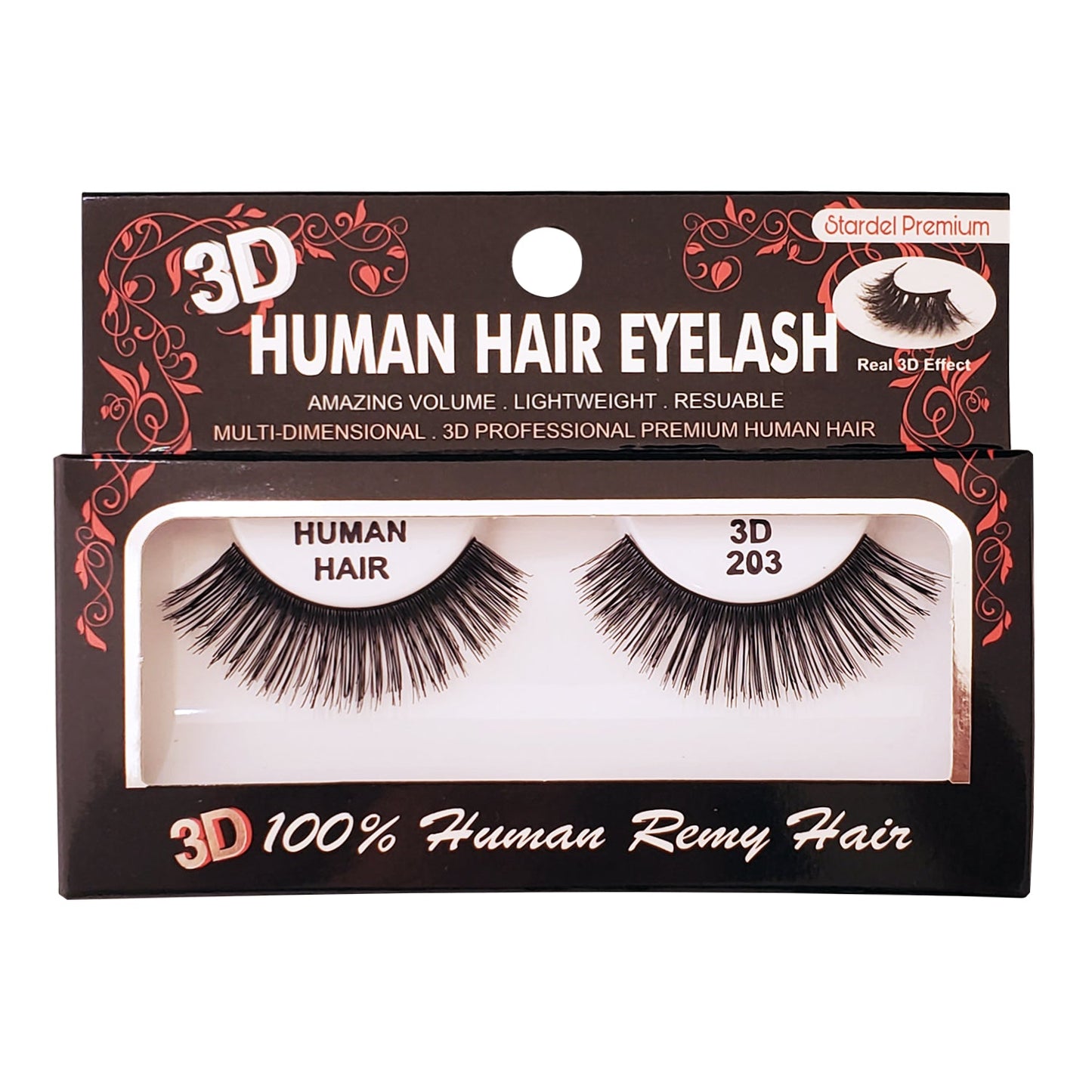 #3D 203 - 100% Human Remy Hair Eyelash