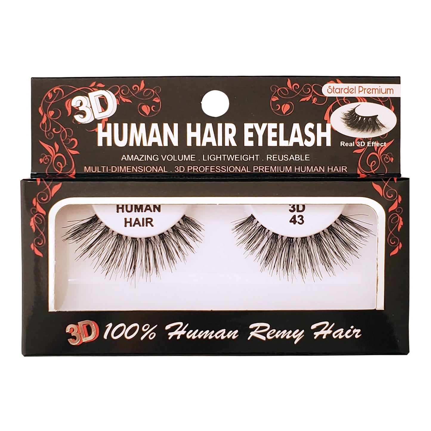 #3D 43 - 100% Human Remy Hair Eyelash