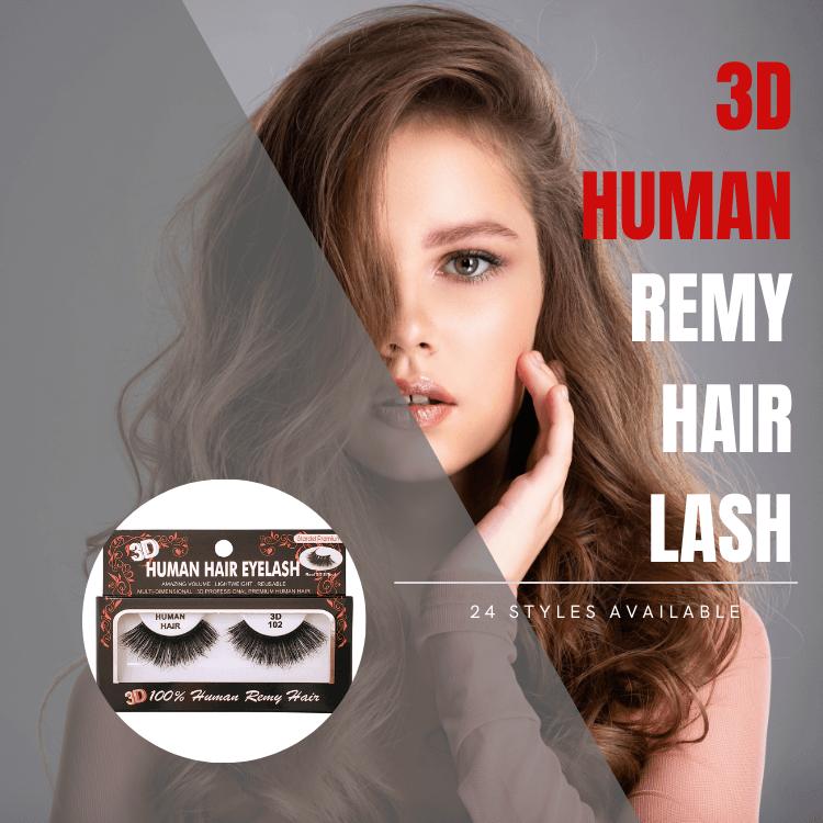 3D HUMAN REMY HAIR LASHES