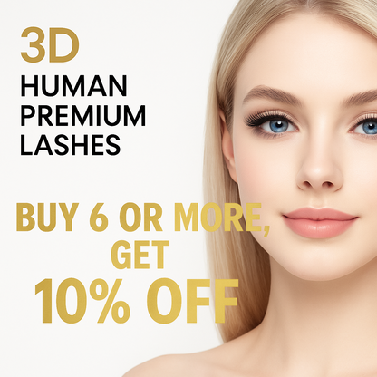 3D Human Primium Human Lashes - #3DP-106