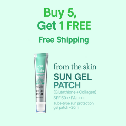 Glutathione Collagen SUN GEL PATCH – Buy 5 Get 1 Free (6-Pack) – STARDEL LASH