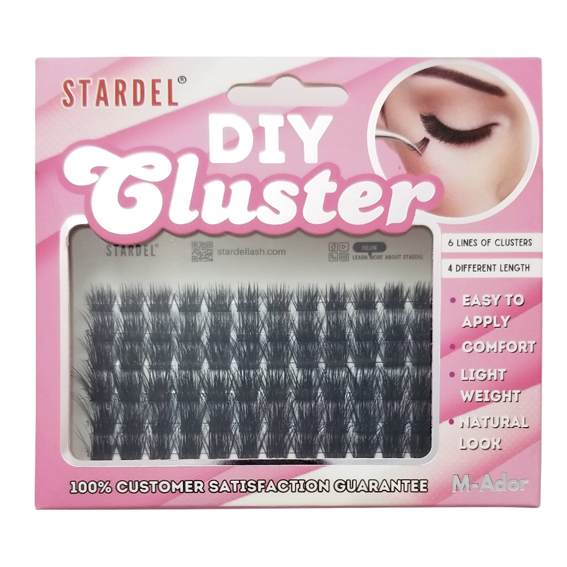 STARDEL_M-ADOR, DIY-CLUSTER (4 DIFFERENT LENGTH, 6 ROW)