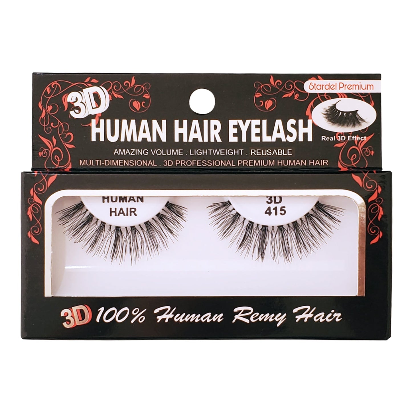 #3D 415 - 100% Human Remy Hair Eyelash