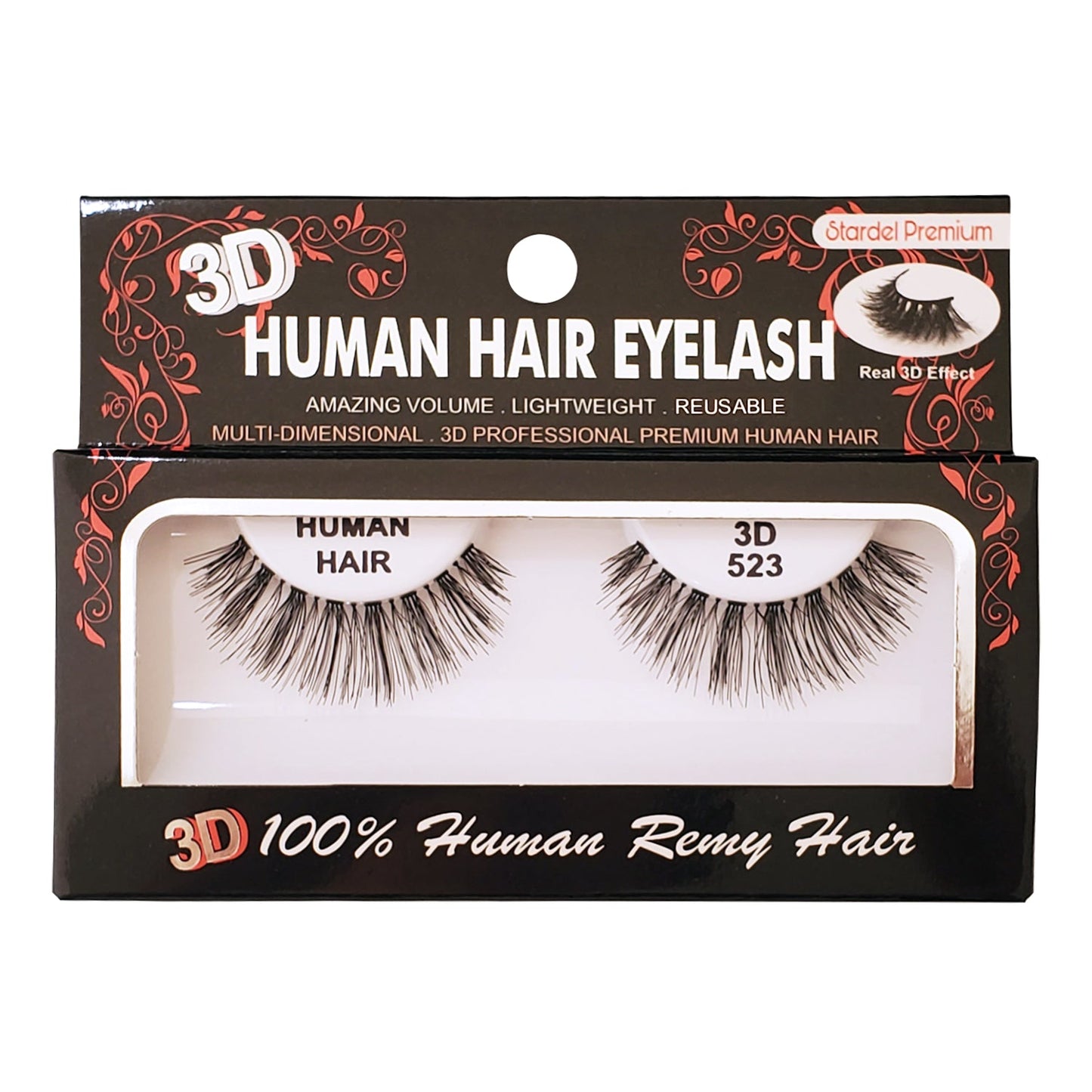 #3D 523 - 100% Human Remy Hair Eyelash