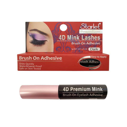 DARK - Brush On 4D Mink Eyelash Adhesive 5g